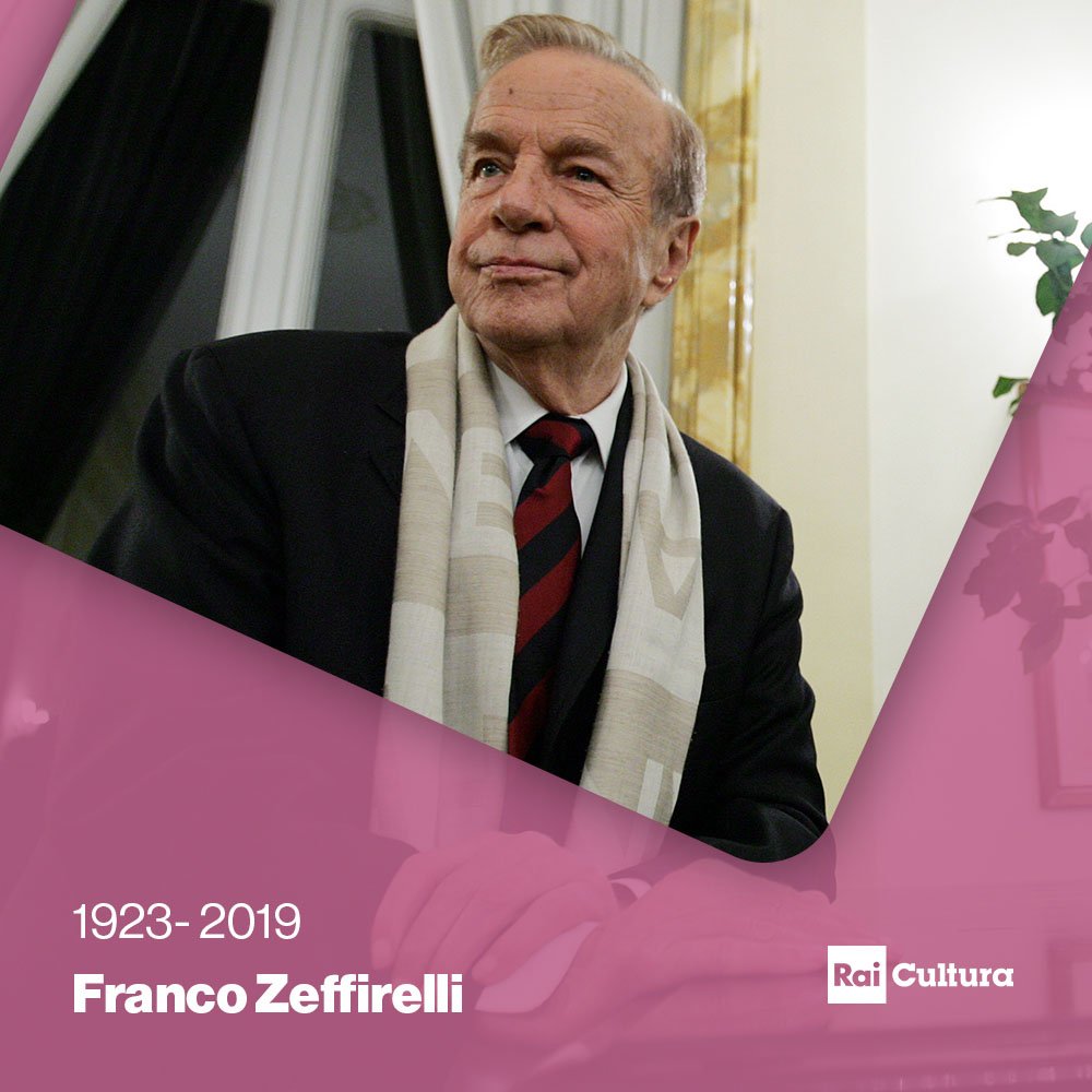 Omaggio a Franco Zeffirelli.
Sceneggiatore, attore, regista, ci ha lasciato all'età di 96 anni.

#Zeffirelli #teatro #cinema #CondividiLaCultura

raicultura.it/teatro-e-danza…