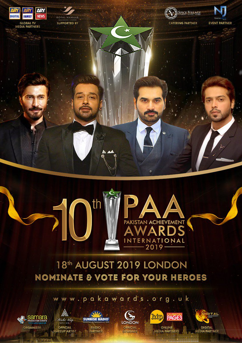 hipinpakistan's tweet image. Nominate and vote for your heroes at pakawards.org.uk 

#10thPAA2019 #PAA #10thPAA #samaraeventsuk #London #Awards #Film #lollywoodentertainment #entertainment #ARYNETWORK #ARYfamily #aryfamily #arydigital #arydigitaldrama #hipinpakistan #page3magazine