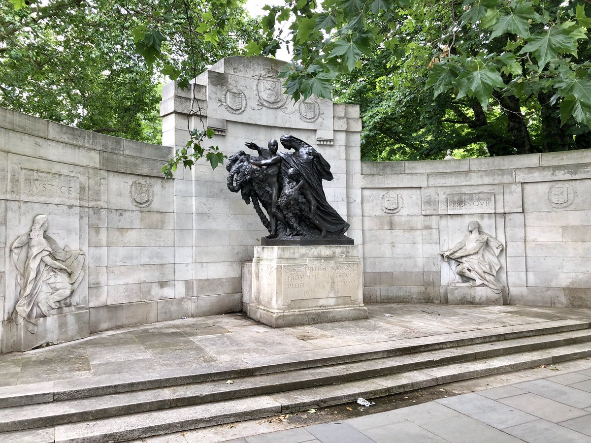 FrontlineLH's tweet photo. A quick Great War Memorial spot on the Embankment #DownThatLondon #Belgium #FWW #WW1 https://t.co/W8yPP86rkX