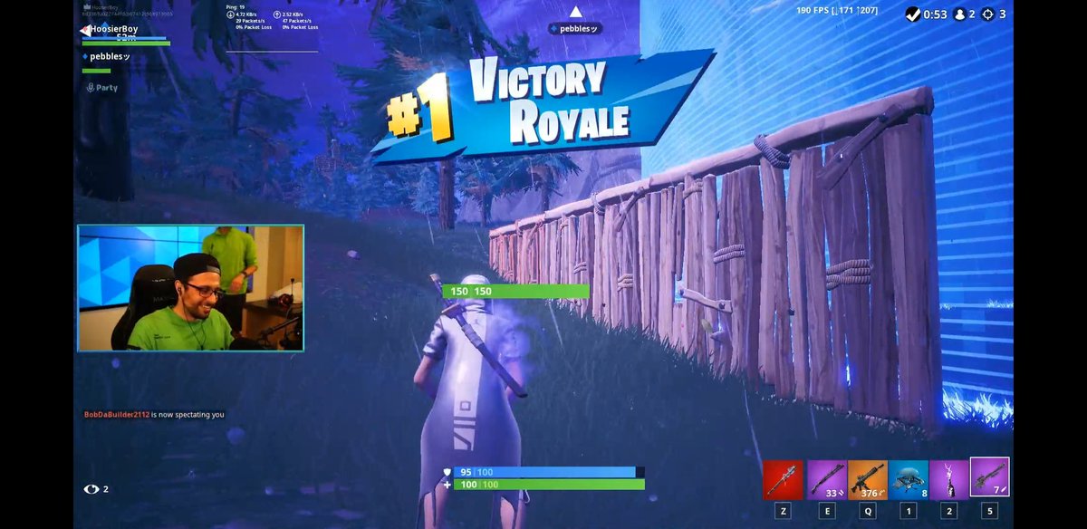 HoosierTheBoy's tweet photo. Another awesome night of Fortnite Friday at the Indianapolis @MicrosoftStore!

It was duos night, so instead of casting, I played with another free agent and we ended up with a W in one of our placement games 🤣

Thanks to @ASUS_ROGNA and @elgatogaming for making this possible👍 https://t.co/IXnHh4oFSJ