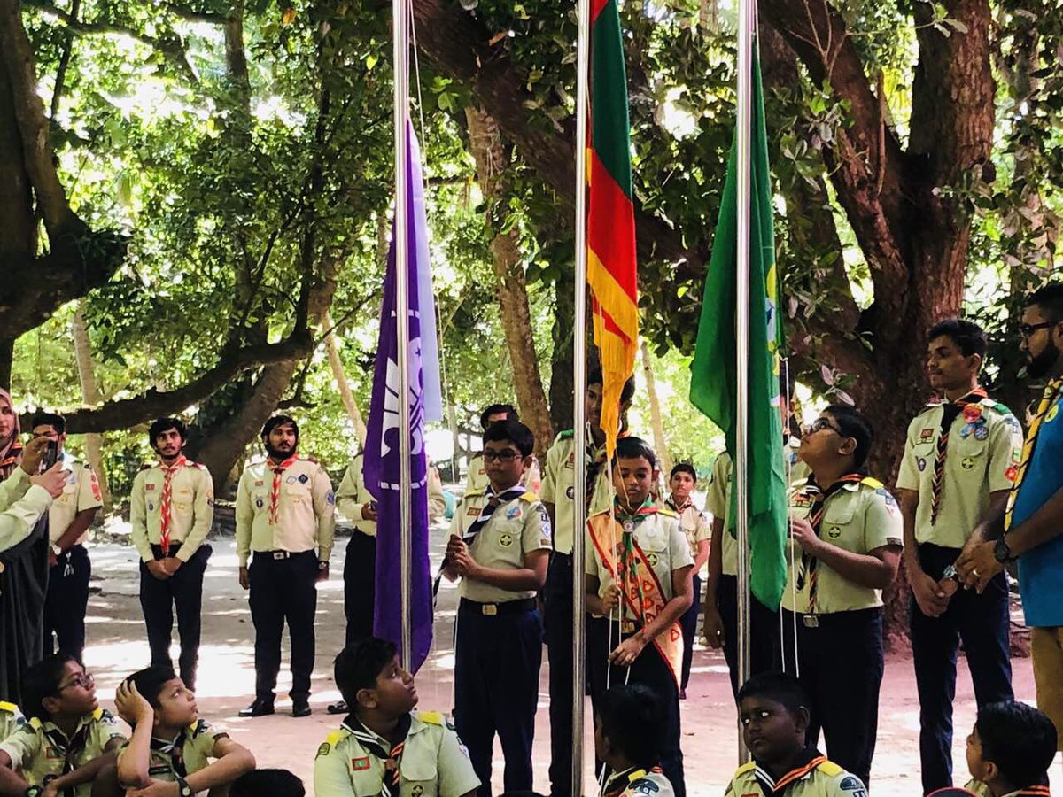 ScoutsMaldives's tweet photo. National Cub Rally 2019 taking place at HDH.Kulhudhuffushi, Villimale’, and GDH.Thinadhoo. With 1110 Cub Scouts the event started at https://t.co/r7uO7aPV44
@ScoutinginAPR 
@worldscouting 
@EducationMV 
@MinYouthSports @aisthly https://t.co/kFBNZGGFPr