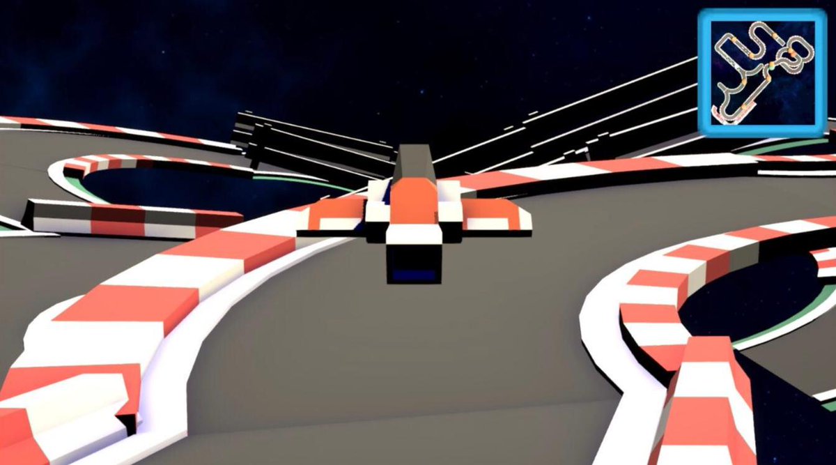 RainShiper's tweet photo. ¡La pista y su apariencia visual ya están más cerca de termina! ¡En breves subiremos el prototipo con la primera pista! 

#indiedev #indiegame #screenshotsaturday #UnityDev Art by @KenneyNL https://t.co/N0EcKi6zll