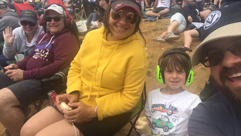 Waiting for the start down at the Esses! #24hLeMans #Mobile1RLM