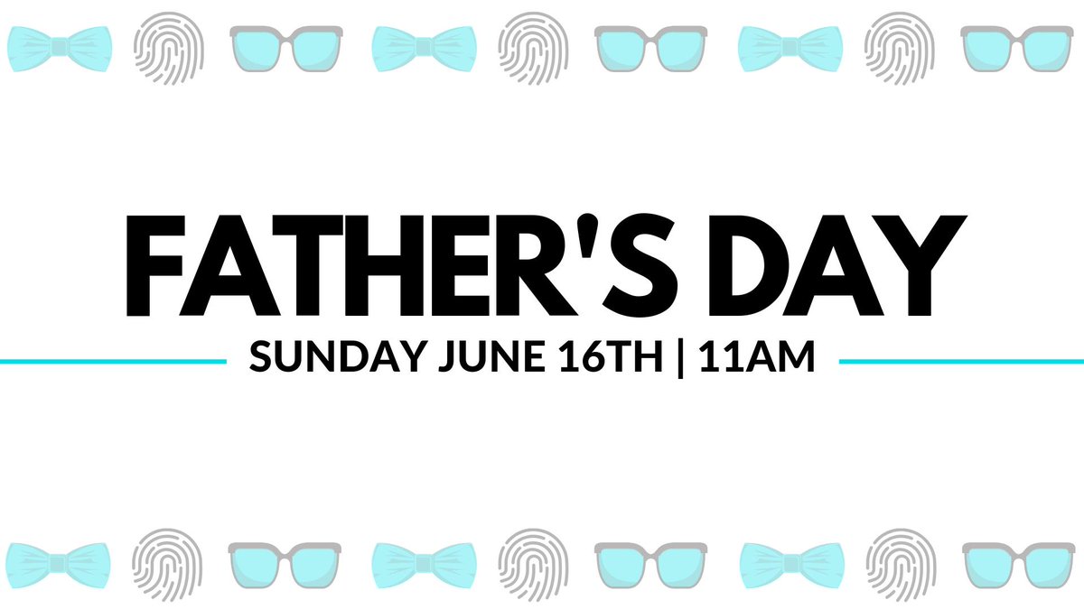 We can't wait to celebrate all the #IconDads tomorrow! 

#IconChurch | #FathersDay