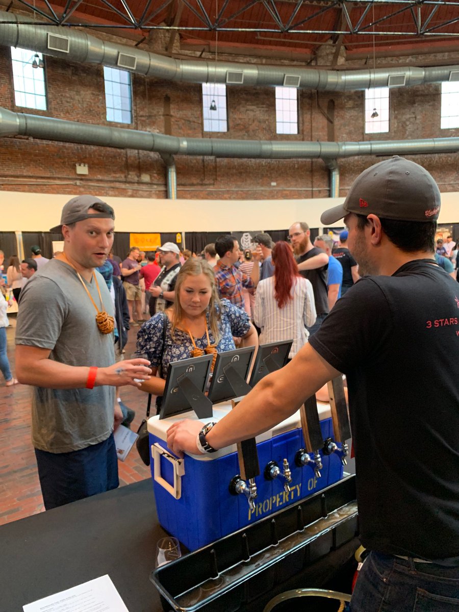 3starsbrewing's tweet photo. Last night’s #FunkBoston @BeerAdvocate fest was awesome. Looking forward to today’s sessions. Stop by and check out some of our dope fruited sours. #madeindc #craftbeer #sour https://t.co/IqM31AX5Co