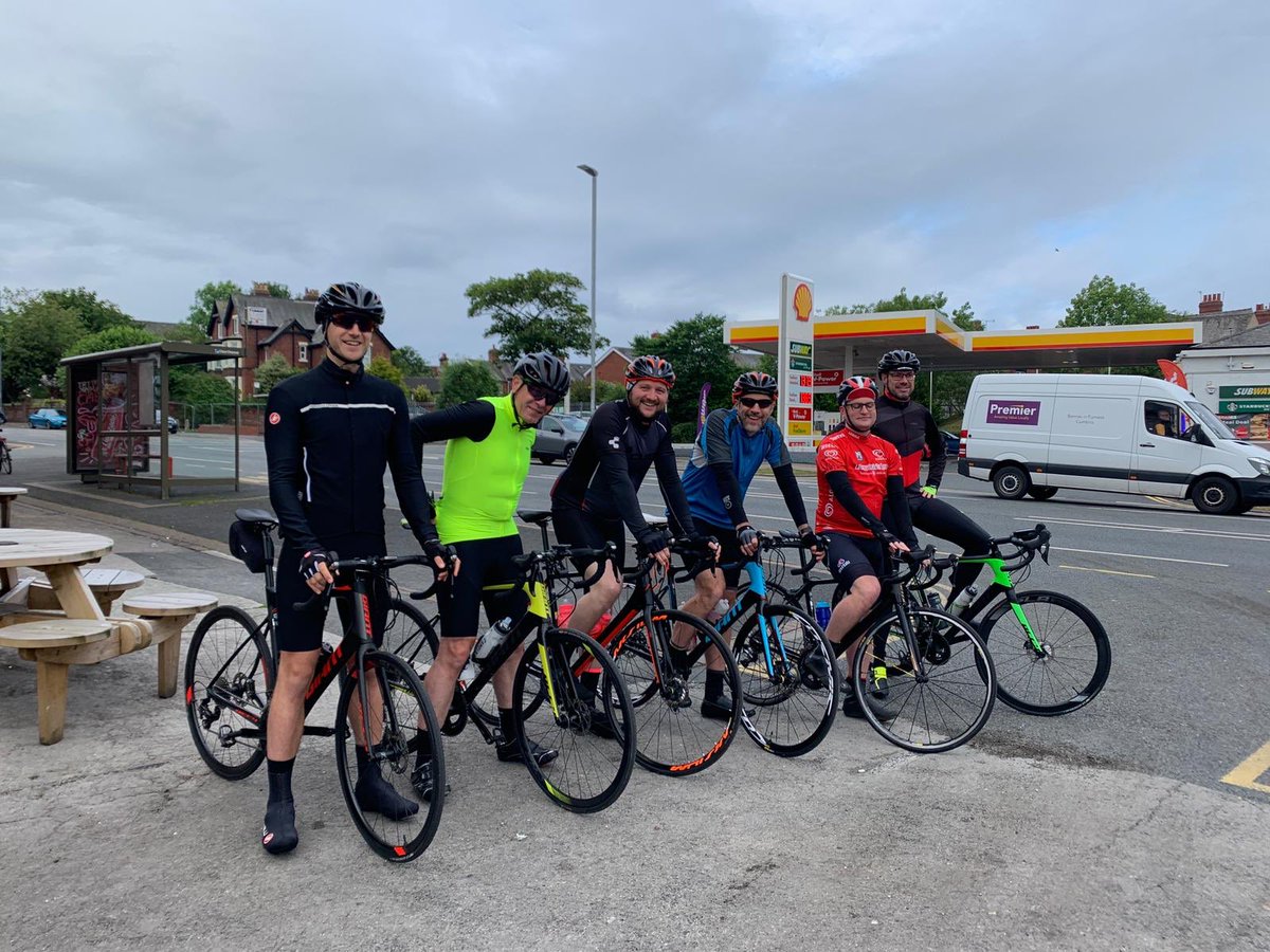 josappeal's tweet photo. Last big ride with 6 of 
16-strong @josappeal team cycling #Walney2Whitby next week to raise money for @stmaryshospice @bayhospitals  @eveappeal 
All donations much appreciated! 🚵‍♂️💚😎
#veloforjo #Coast2Coast 
https://t.co/SAXYuNEeoh https://t.co/DF6HNrgt2U