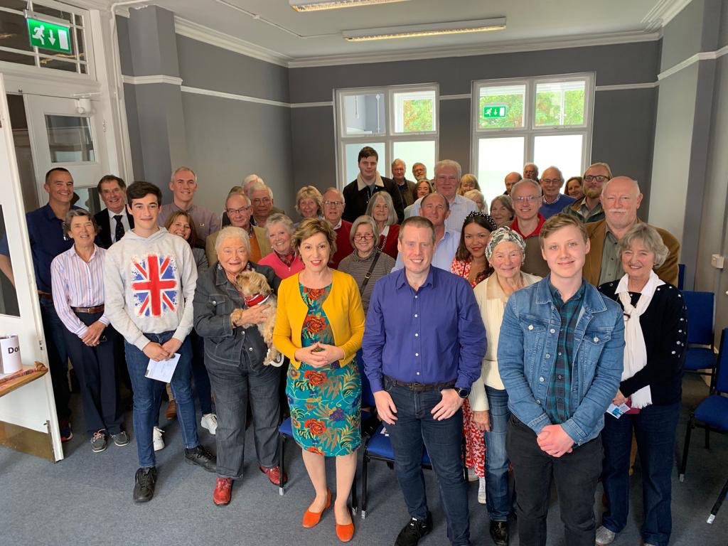 Great to welcome a number of new faces to our members meeting today. #TauntonDeane