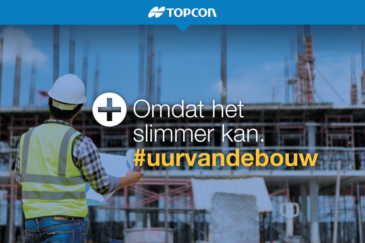 #dagvandebouw wordt #uurvandebouw met slimmere technologieën en processen. 😊
Wij wensen iedereen veel inspiratie en plezier op de Dag van de Bouw!

#topcon #construction #bouw