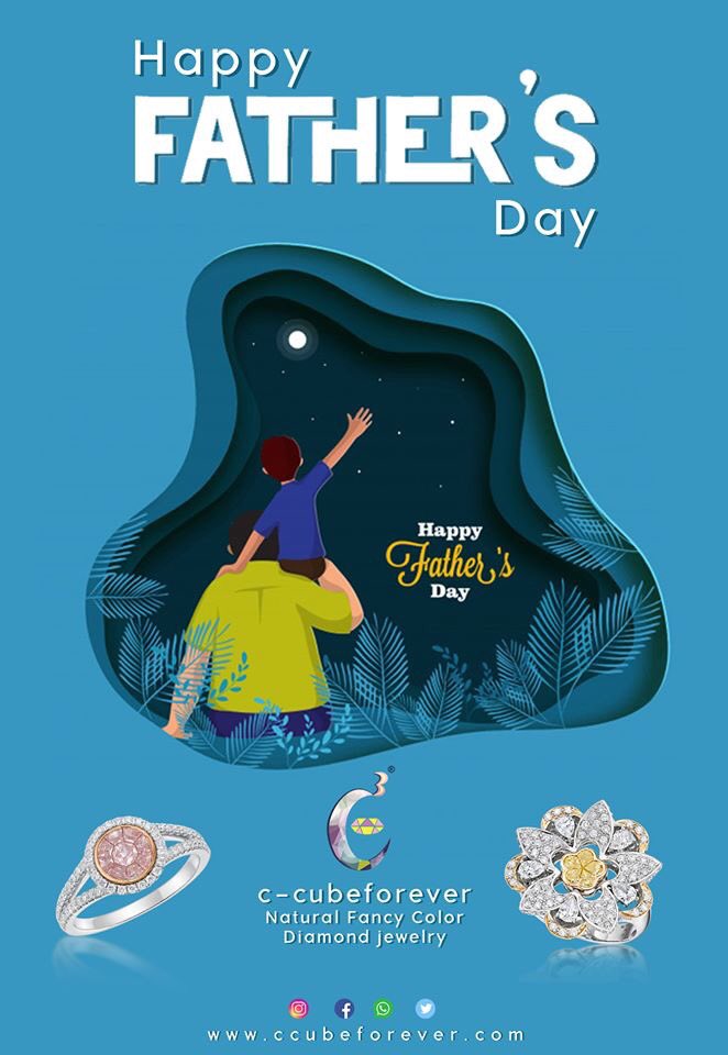 ccubeforever's tweet photo. "The Heart of A Father is the Masterpiece of Nature" 

Celebrate This #FathersDay with #Ccubeforever and avail 10% Discount on Our Diamond Jewelry.
The Charm of Natural Fancy Color Diamond Jewelry Manufactures through Cluster Settings Pie Cut Concept make this Day Special. https://t.co/Ss1gDlNFQ9