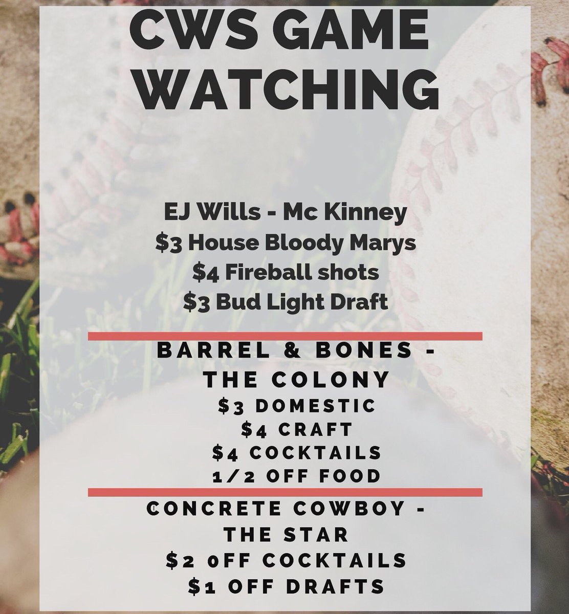Suns Out Guns Out! Come out and cheer on our Red Raiders in Omaha.  Make sure to wear Red &amp; Black and tell everyone you are there to cheer on our boys.  #collinttu #imaredraider