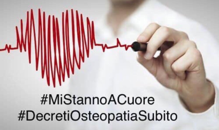 OsteoFabio's tweet photo. Osteopatia : Riconosciuta 19/12/12 ; Approvata la legge 22/12/17 , ATTENDENDO I DECRETI ATTUATIVI.....
@MinisteroSalute @GiuseppeConteIT @GiuliaGrilloM5S @matteosalvinimi @luigidimaio @24OreSanita https://t.co/wcdzcXyV3I