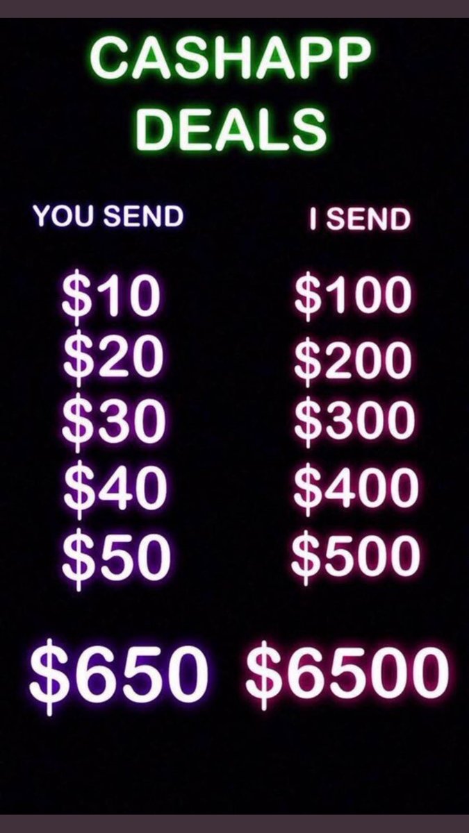 I can show you with smaller bills 💯