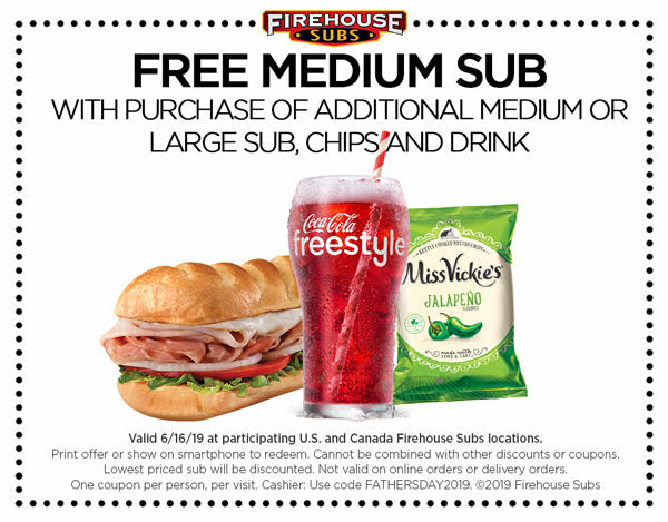 Firehouse Subs Coupon