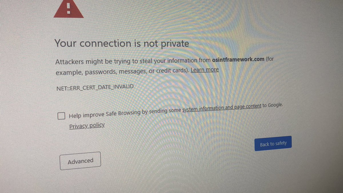 iSi604's tweet image. @jnordine what happened to #OSINTFramework ?