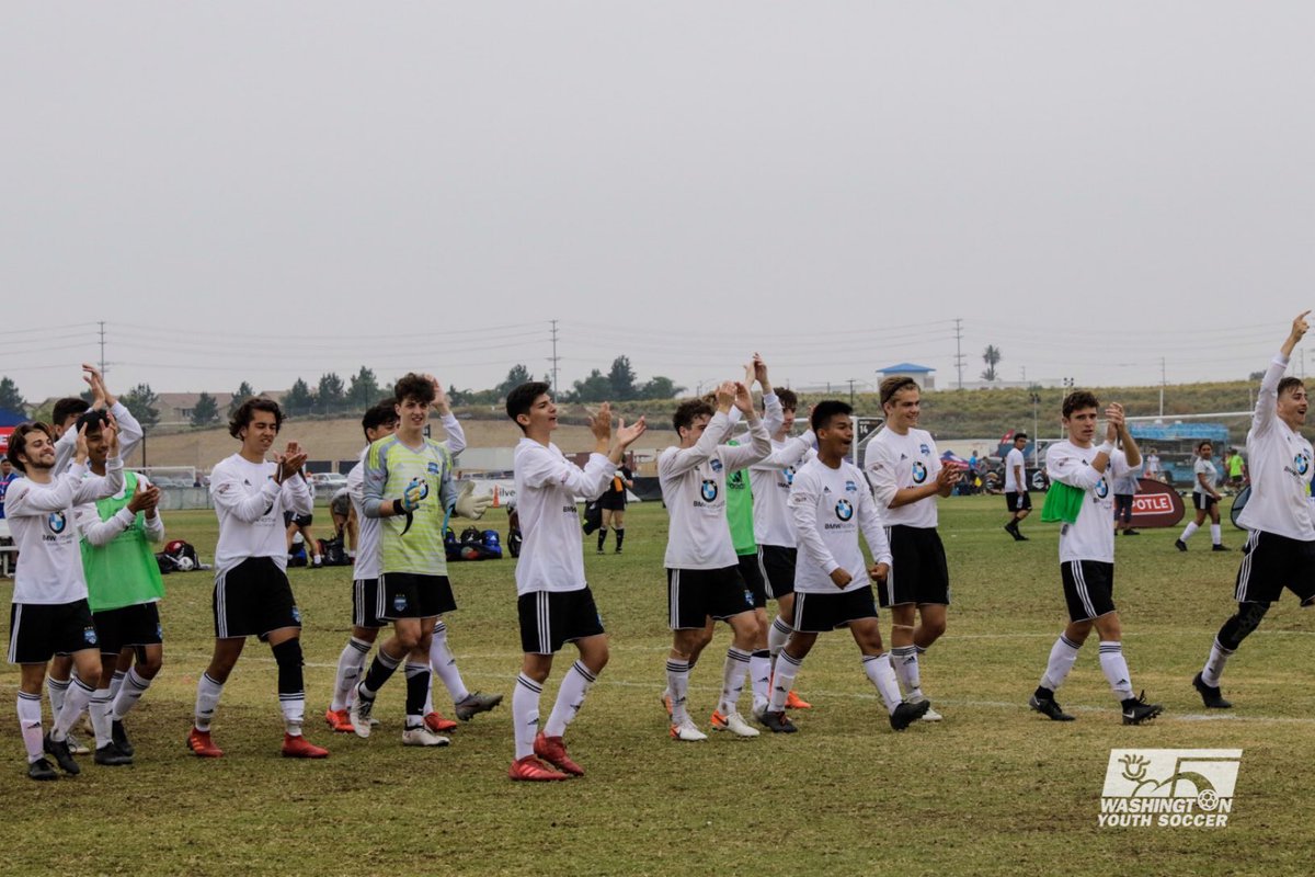 WAYouthSoccer's tweet photo. GOING TO THE SHIP!!! 🏆⚽️ B18 @WAPremier are in the finals of Far West Presidents Cup! They came back from being down 2-0 &amp; beat Utah in kicks from the mark! GO ON BOYS!!! 🔥 #WAYouthSoccer https://t.co/twL8JPysR6