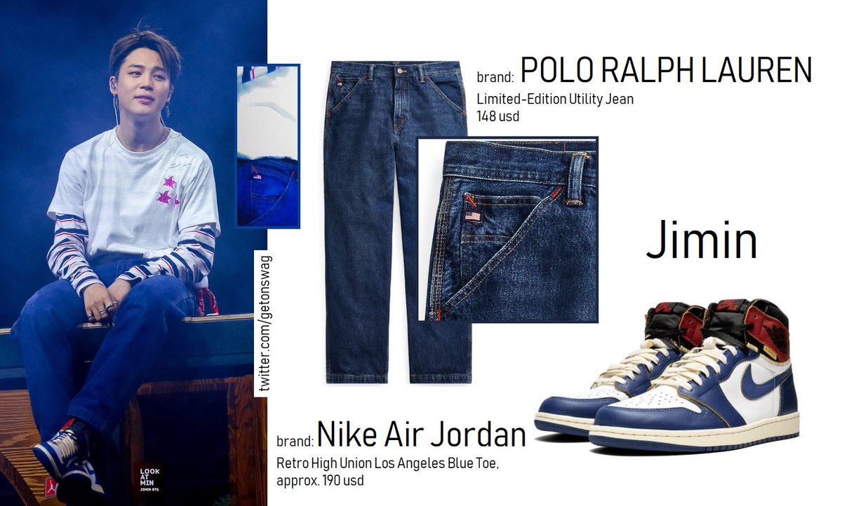 Beyond The Style ✼ Alex ✼ on X: #Jungkook 190615 #BTS 5th Muster in Busan  #방탄소년단 POLO RALPH LAUREN - Limited-Edition Denim Jacket   / X