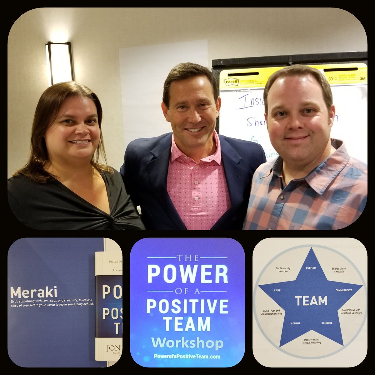 BriHyCSU's tweet image. Thank you to @JonGordon11 and @AmyPKelly for a great Power of a Positive Team workshop. @MandyHyder and I really enjoyed it. #POPT #Leadership