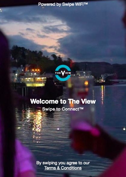 theviewoban's tweet photo. Enjoy our new amazing WiFi from @CollectivWorks. No password required // no need to share personal data! Just swipe to connect! 📲😀 https://t.co/d2uaJt6ozw @averypcconsul https://t.co/vMa7Uf5BL7