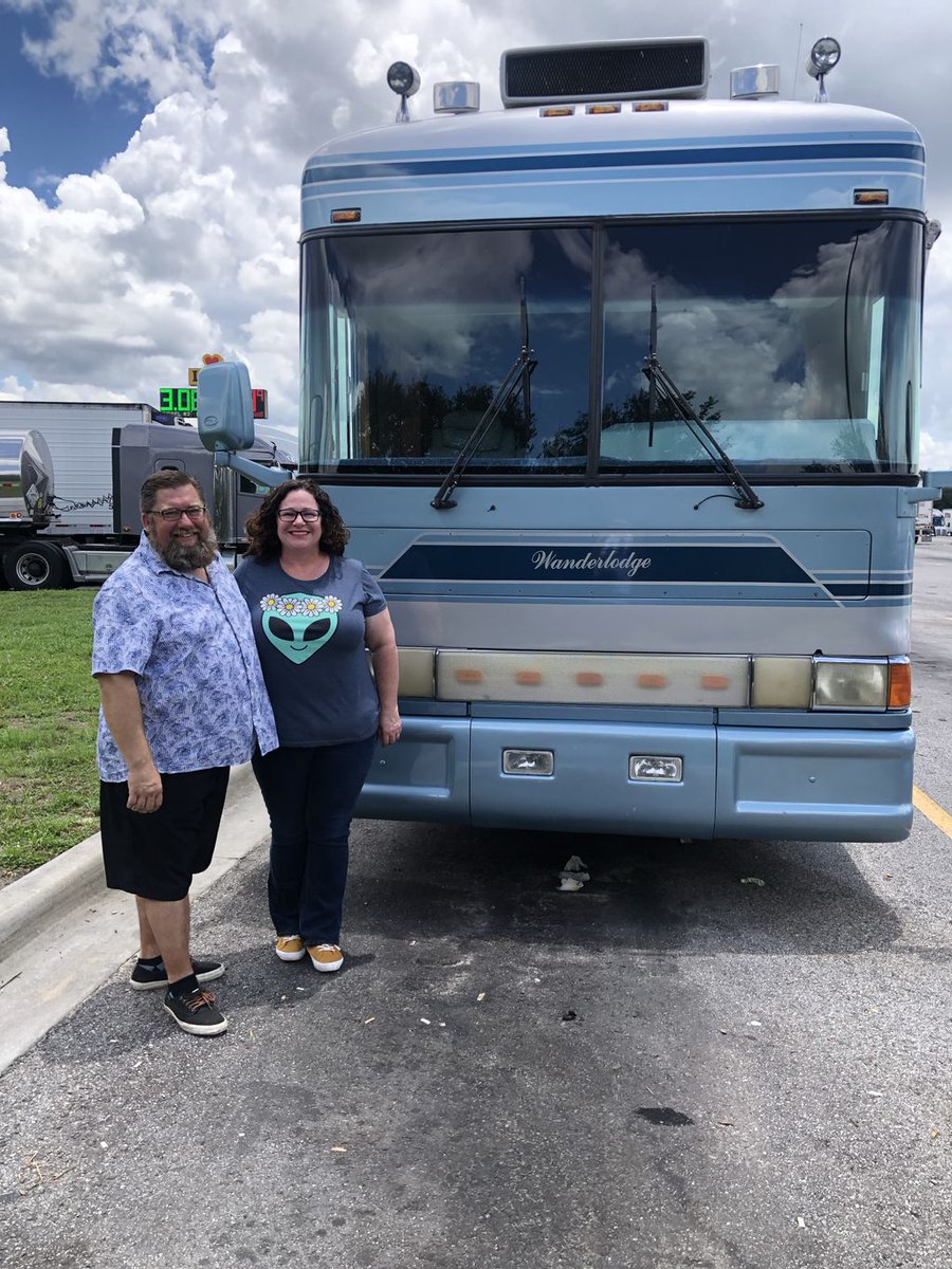 Our new baby! #LostLugNuts #Bluebird #Wanderlodge #sp36 #DINKLife #RVLife