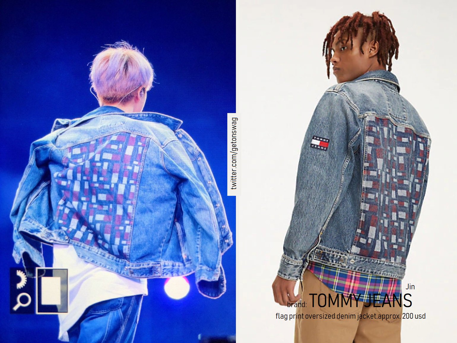 Beyond The Style ✼ Alex ✼ on X: #Jungkook 190615 #BTS 5th Muster in Busan  #방탄소년단 POLO RALPH LAUREN - Limited-Edition Denim Jacket   / X