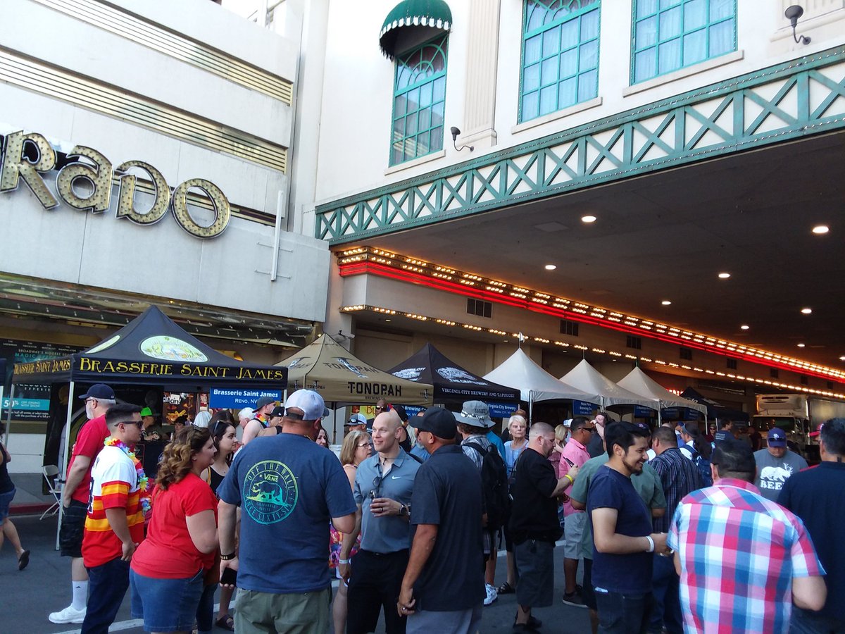 Both Virginia City Brewery and Tonopah Brewing Company are pouring again today at the Eldorado BBQ, Blues and Brews.  Stop by and say hey......