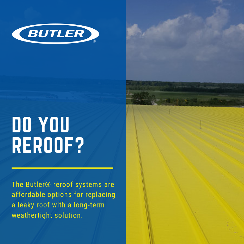 Sbsmfg1's tweet photo. Looking for affordable options to replace old leaky roofs with long-term #weathertight #solutions? If you are in the #MiddleEast or #Africa, see us at https://t.co/zMniNx6zk3. 

For more Butler® #reroof &amp; #retrofit systems solutions: https://t.co/y9XNLmIQCW #steel #buildings https://t.co/F1BASJoGWw