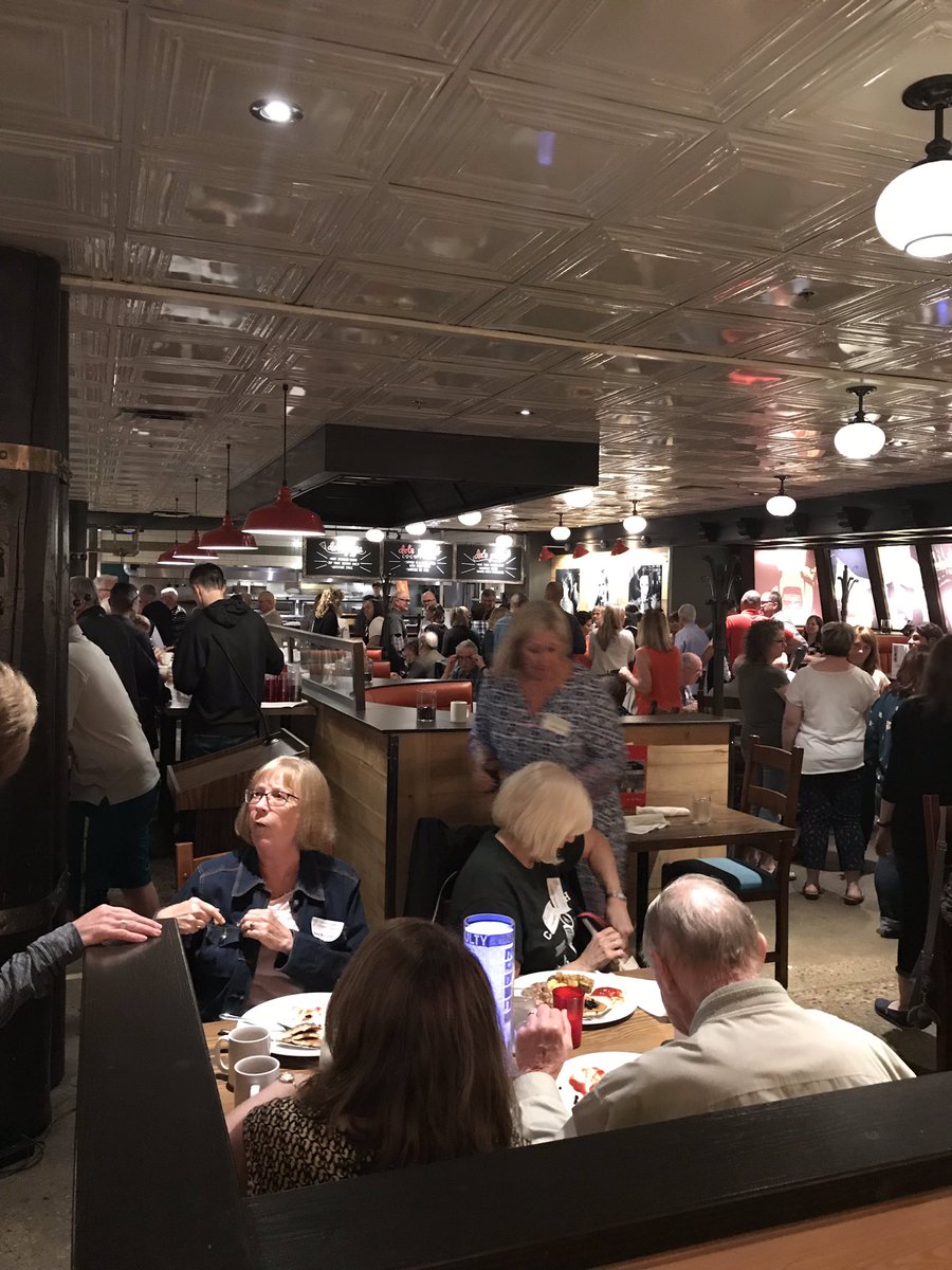 Our first event of the day, Staff Breakfast. Lots of alumni staff sharing some amazing memories. #CHCI50th