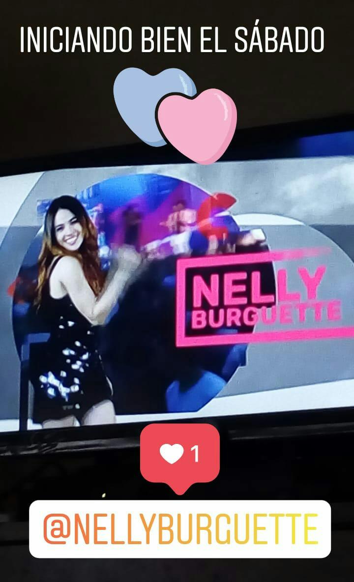 CharlysRayo77's tweet photo. Si amo el sábado, es porque este día siempre despierto de una manera tan especial al ver en #ReventonMusical a mi querida hermosa @nellyBurGuette ❤ https://t.co/OnFMubdivi