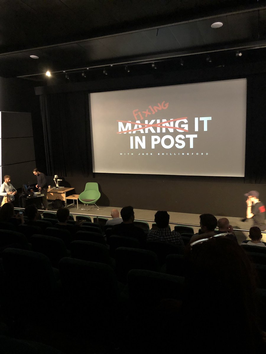 Great talk from <a href="/OrilloFilms/">Orillo Films</a> on post production! Already want to try some stuff out!