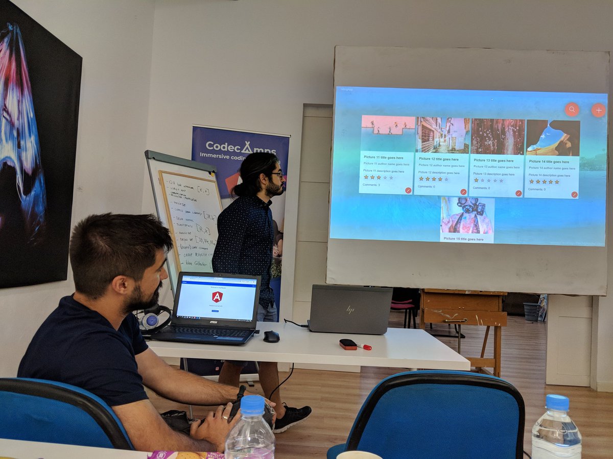 angularinFF's tweet image. It's pesentations time! Fahrkan, Jonas and and Markus build an awesome rating app🚀
#AngularLasPalmas #Angular