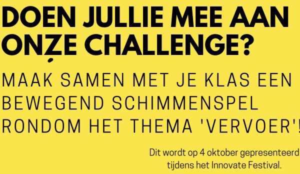 MaartenHennekes's tweet photo. Reis mee! Arnhemse scholen verbeelden hun innovatieve manier van reizen in een schimmenspel. En stellen deze spannende reisverhalen tentoon tijdens #Innovate 2019. #fabricavii; STArt making future - Science + Technology + Art - #MakerCosmos #CLC #HAN #Onderwijsspecialisten https://t.co/JZQqmufFGD