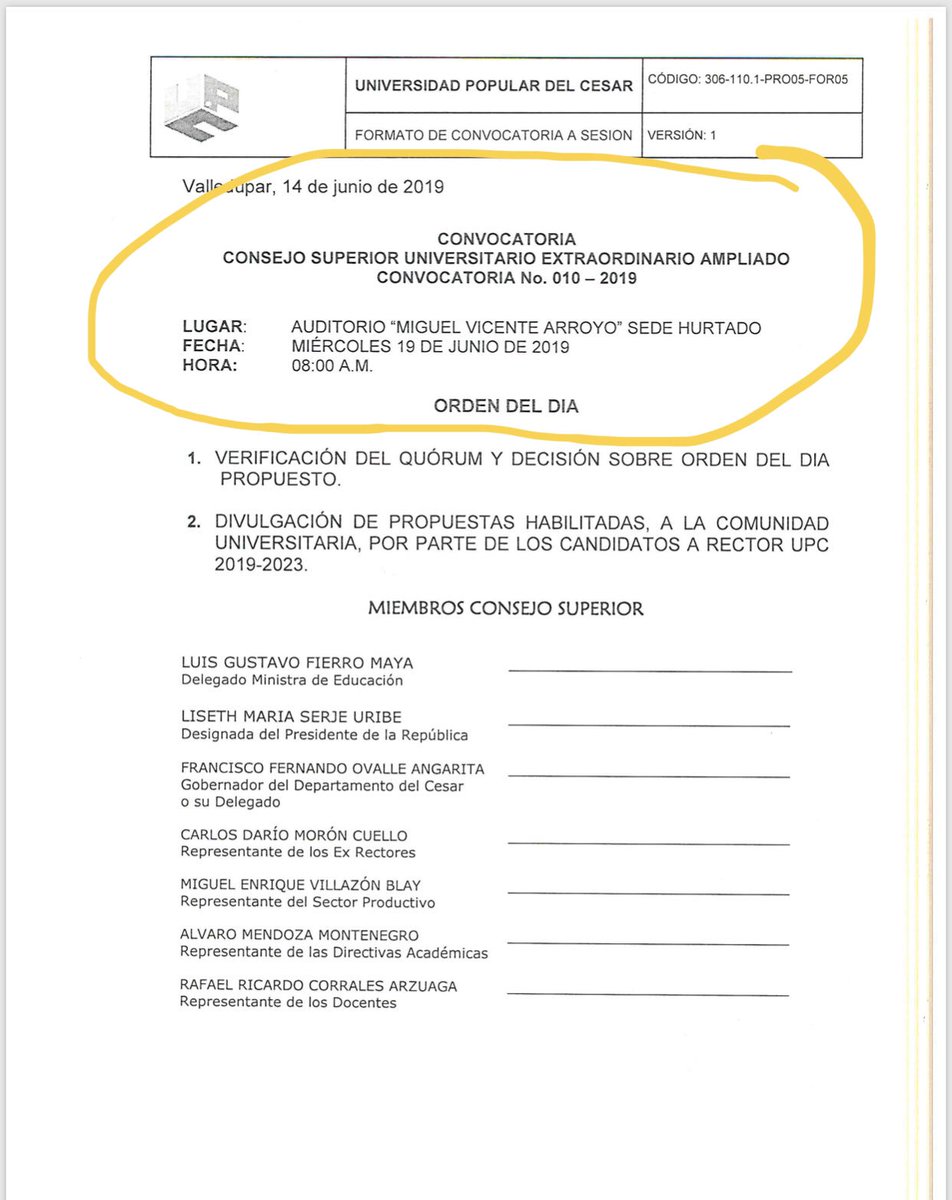 jhonDiazCarpio's tweet photo. En calidad de candidato a la rectoría de la @Unipopularcesar me parece un total despropósito que el CSU pretenda hacer un foro de divulgación de propuestas en la sede Hurtado cuando la mayoría de la comunidad universitaria se encuentra en la sede Sabanas. Todo lo van a hacer mal? https://t.co/h34mFgzh9h