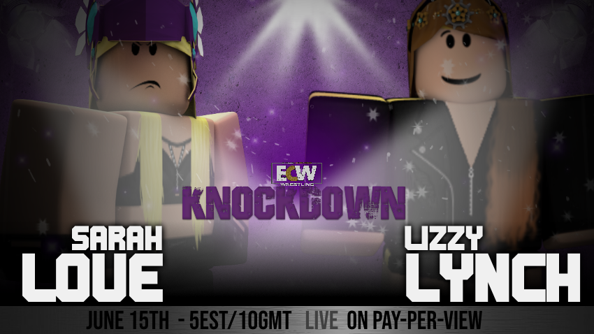 WOW_Roblox's tweet photo. KNOCKDOWN | TONIGHT!

VDW presents an ACTION PACKED triple threat matchup - @KylieRaexox vs @BadDaddyG_Addy vs @BethRose_ROBLOX!

CCW presents a battle of old and new! - @Ayisha_heart vs @LayaValkyrie!

ECW presents a FIRST TIME EVER! - @Lvzzyy vs @sarah_quisha! https://t.co/ZLtnhZiXw0