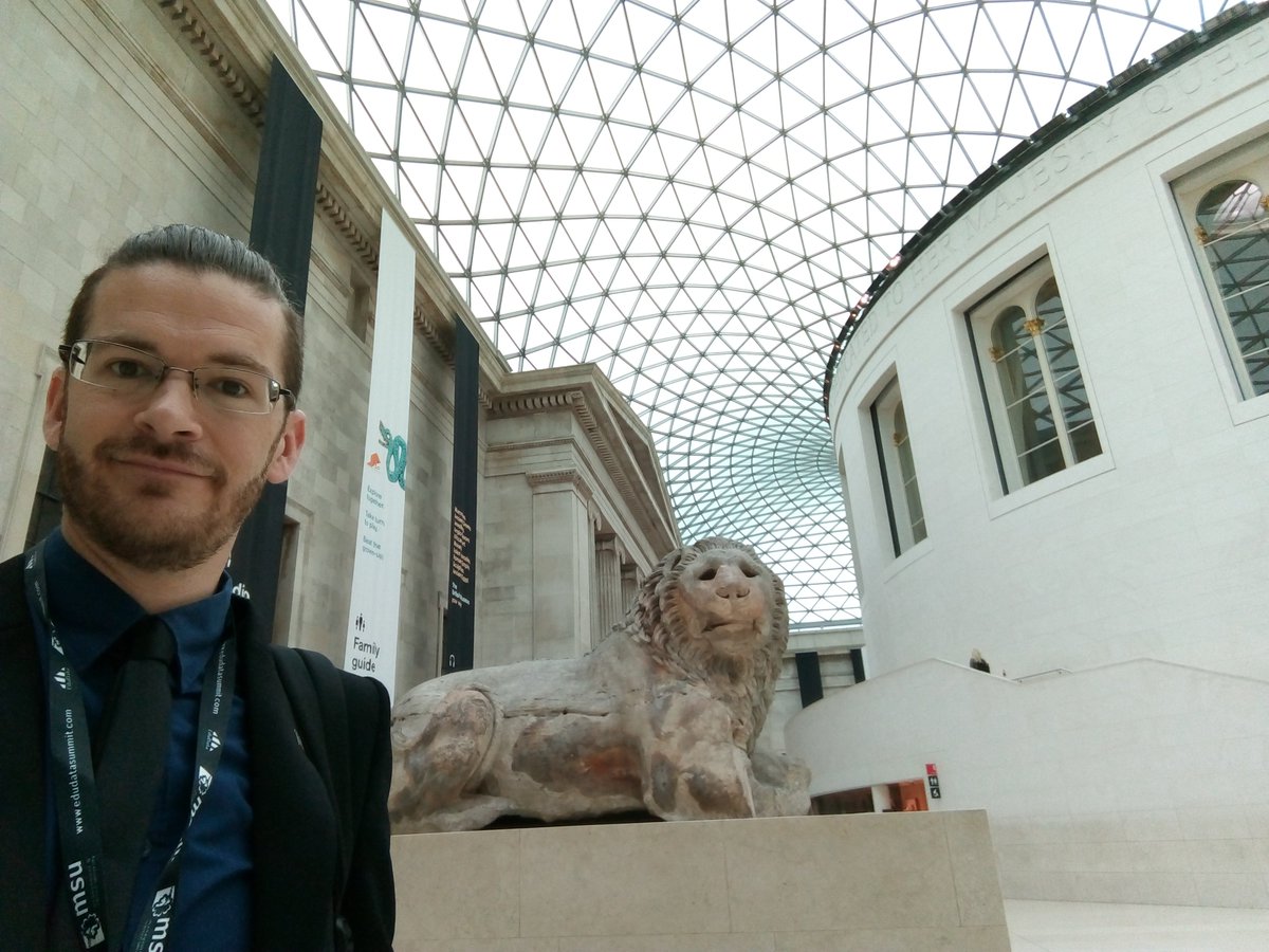 #GuessWhere!  
This huge museum was founded in 1753. It holds some of the most important pieces of art from all corners of the world, and is free to the public.  I will be back to learn more about the civilizations of Mesopotamia, ancient China, and Western Africa.