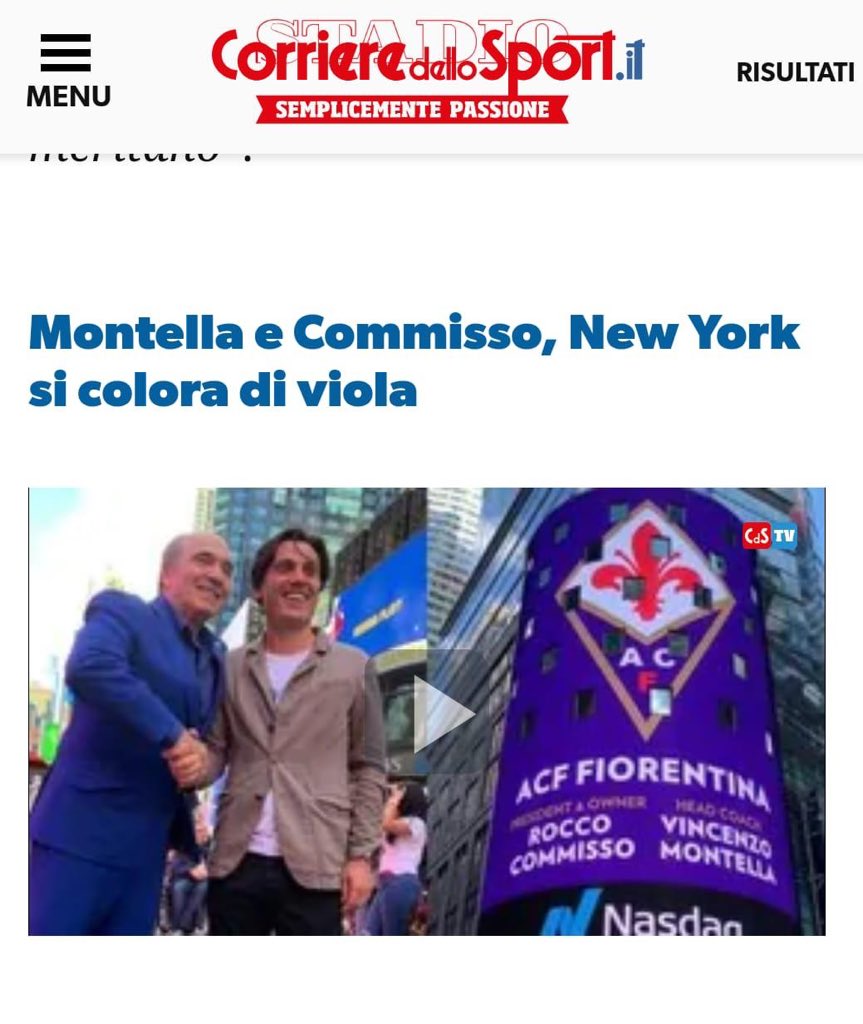 Vincenzo Montella tweet media