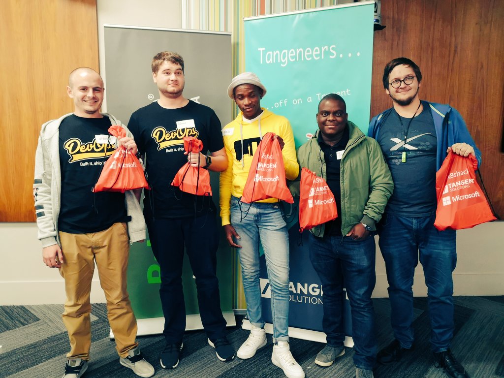 Congrats Johannesburg Team 03 on your win in the Johannesburg Global DevOps Bootcamp! Thank you <a href="/Jurumani/">Jurumani Solutions</a> for sponsoring prizes! <a href="/gdevopsbc/">GlobalDevOpsBootcamp</a> #gdbc #raspberrypi