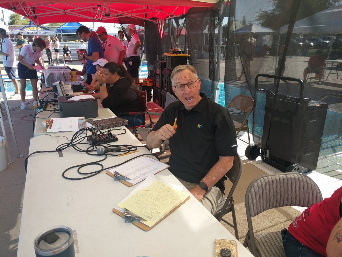 olddudepaul's tweet photo. Thank you @MayorGiles for coming out to announce the swim meet today at Kino!! #marwhalinvite #welcomelasvegas and #coloradostars @USASwimming @SpeedoUSA @VisitMesa @starstodd @MesaSwims https://t.co/pVHz5OJxhj