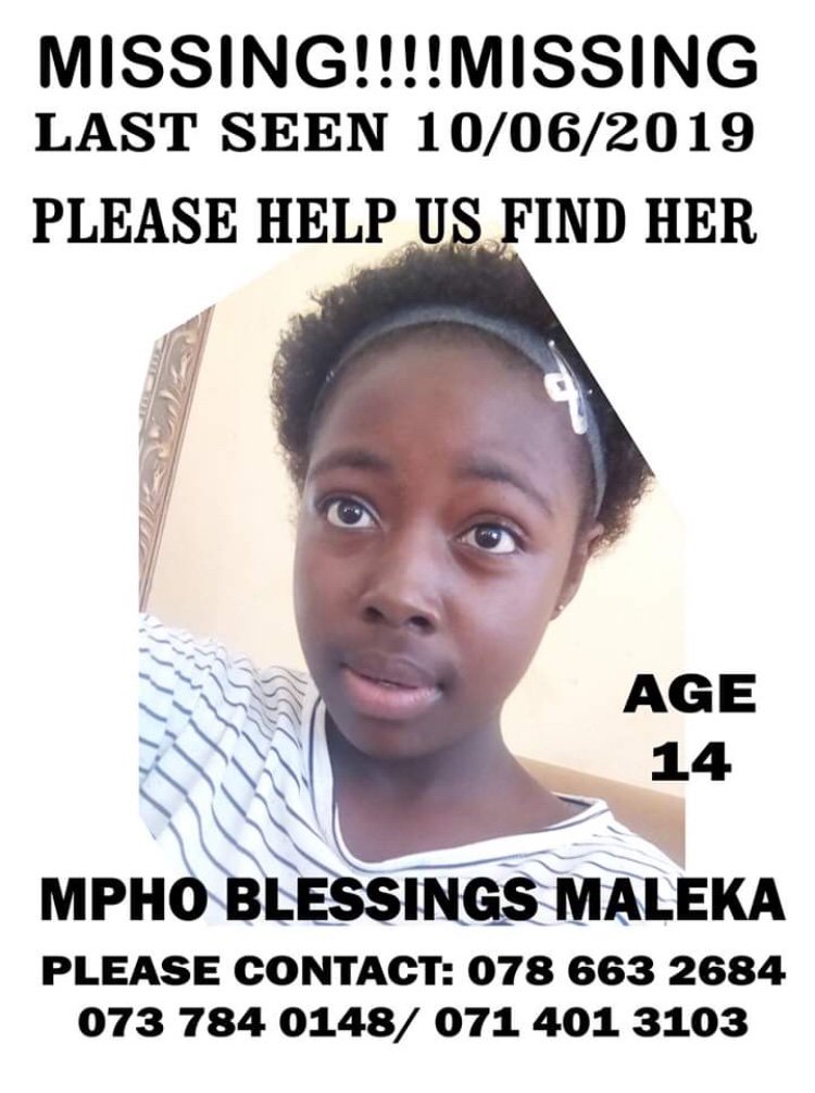 Please help find Mpho