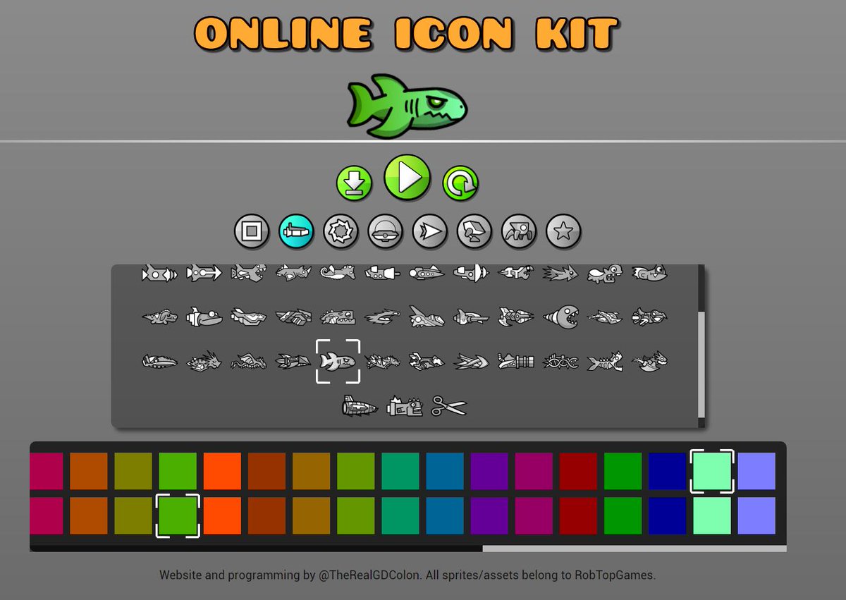 Colon Ever Wanted To Make Your Own Geometry Dash Icons Right From The Internet And Save Them As Transparent Png Images No Whatever I Made An Online Icon Kit