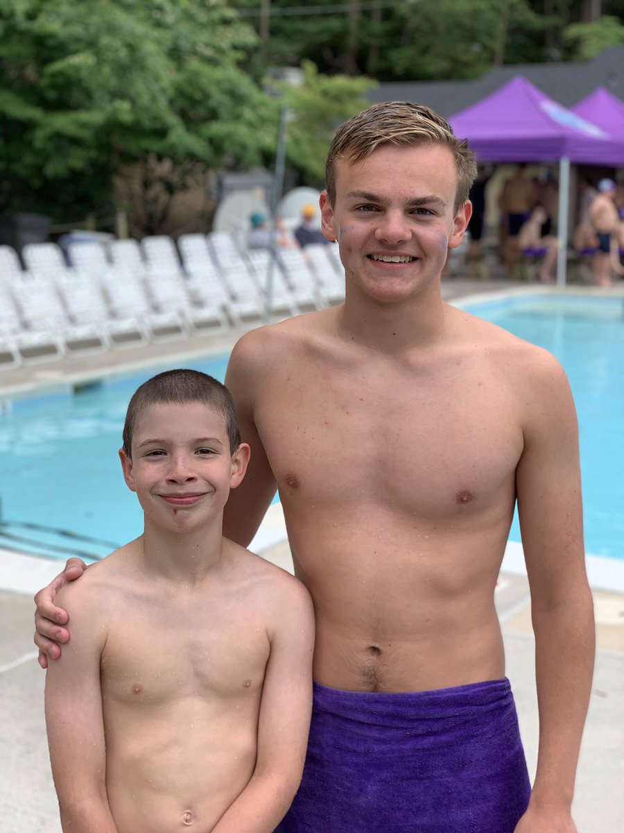 Josiah Sturgill breaks Assistant Coach Ben’s 10 year old 8 &amp; under 25 fly record! He also broke the 8 &amp; under freestyle record today too!