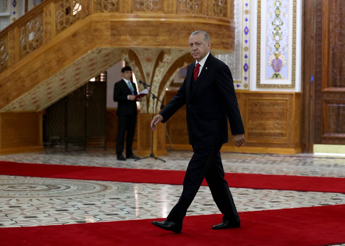 RTErdogan's tweet photo. Asya’da İşbirliği ve Güven Arttırıcı Önlemler Konferansı 5. Zirvesi vesilesiyle 14-15 Haziran'da Tacikistan'ın başkenti Duşanbe'ye resmi ziyarette bulundum. Kritik bir dönemde icra edilen bu zirve, ortak çabalarımızla, içerikli, temsil kabiliyeti yüksek bir foruma dönüşmüştür. https://t.co/j5RStm6zdZ