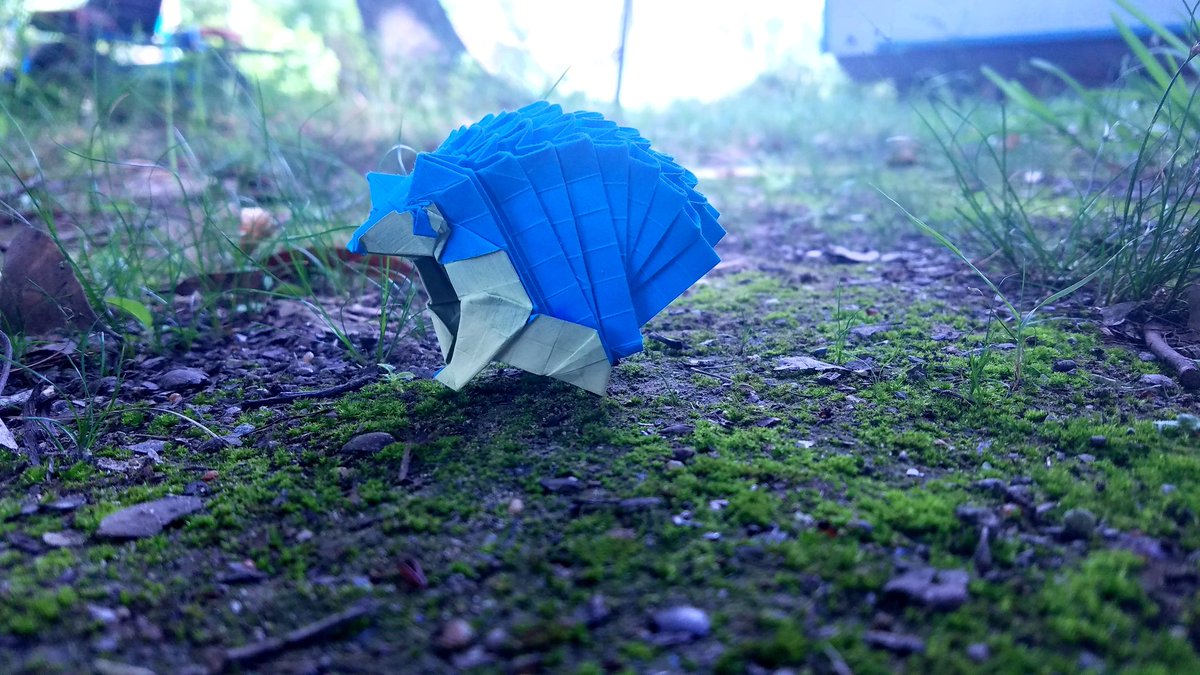 Fine Simon Art On Twitter Origami Sonic Hedgehog