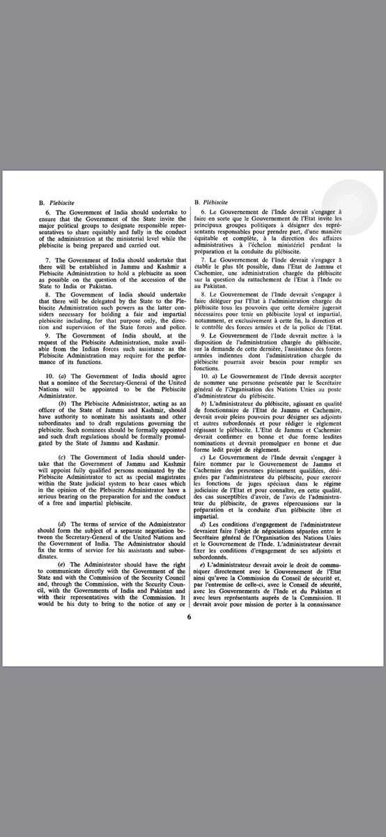 The first two resolutions were base to the foundation of United Nations Comission for India and Pakistan (UNCIP), which was established to investigate and mediate between the two countries. 3rd resolution 47 was passed on 21 April 1948, detailing strategy to hold a plebiscite.