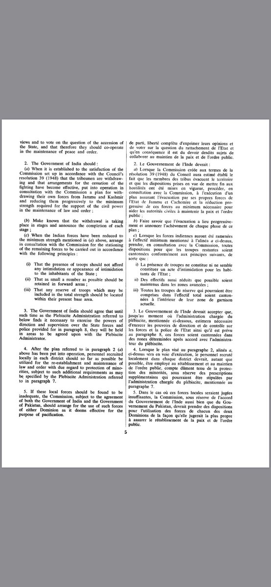 The first two resolutions were base to the foundation of United Nations Comission for India and Pakistan (UNCIP), which was established to investigate and mediate between the two countries. 3rd resolution 47 was passed on 21 April 1948, detailing strategy to hold a plebiscite.