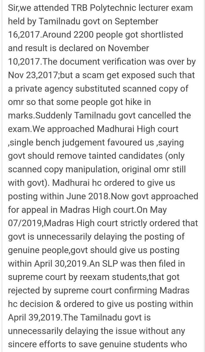 JAspiran's tweet photo. #TRBPolytechnic
Mail our problems to dote, Tamilnadu
tndote@gmail.com
tndoteada@gmail.com
adpdote@gmail.com
socdcdote@yahoo.co.in
regionalofficer2@gmail.com
ro3tndte@gmail.com
ro4dote@gmail.com
dotecc14@gmail.com
tamtndte@gmail.com
taevaldote@gmail.com
complaintsdote@gmail.com https://t.co/H1hlvnjAbX
