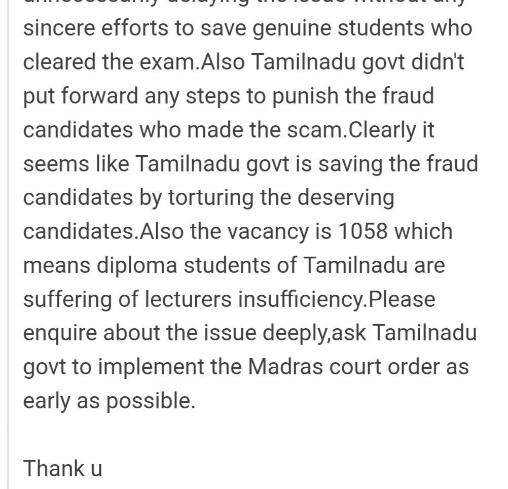 JAspiran's tweet photo. #TRBPolytechnic
Mail our problems to dote, Tamilnadu
tndote@gmail.com
tndoteada@gmail.com
adpdote@gmail.com
socdcdote@yahoo.co.in
regionalofficer2@gmail.com
ro3tndte@gmail.com
ro4dote@gmail.com
dotecc14@gmail.com
tamtndte@gmail.com
taevaldote@gmail.com
complaintsdote@gmail.com https://t.co/H1hlvnjAbX