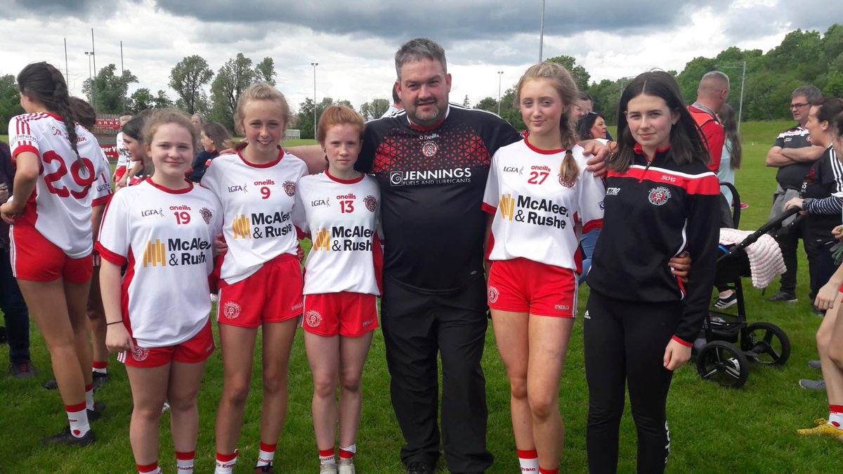 Proud of our An Charraig Mhór representatives Caoimhe, Aine, Player of the Match Sorcha, Kevin, Rionach and Sarah in today’s victory in All Ireland Gold Semi Final. 🔴⚪️

Well done to all involved.

<a href="/teamtalkmagLIVE/">Teamtalkmag.com</a> <a href="/TyroneLGFA/">Tyrone LGFA</a> <a href="/KevinMccrystal/">@tyroneatticstairs</a>
