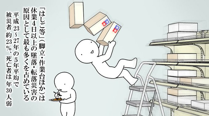 脚立のtwitterイラスト検索結果