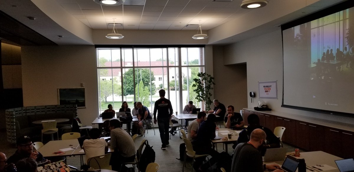mikedouglasdev's tweet image. Teams are hard at work on the Global DevOps Bootcamp 2019 challenges! #gdbc #GDBC2019