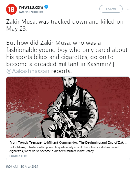 60 #YeBhaaratKePatrakaarStrange is their fascination (some ppl call it fetish) with terrorists & their 'unfortunate' circumstances!I bet they haven't done even a fifth of such stories on martyred soldiers as for terrorists.And then they take umbrage when called 'Presstitutes'!